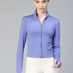 ATHLISIS Purple Polyester Solid Sports Jacket-picture-30