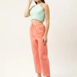 Elle Peach Patchwork Sweat Pants image 4