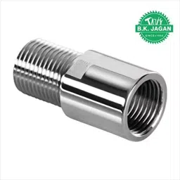 B K JAGAN & CO 1.5 inch Brass CP Extension Nipple image 2