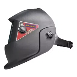 SHIV ALASKA Welding Helmet Free Size Plastic Grey image 4