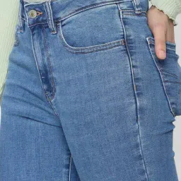 American Eagle Outfitters Blue Mid Rise Jeans image 4