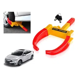 Auto Pearl Claw Type Anti Theft Adjustable Wheel Clamp Lock for Honda Civic-image-95
