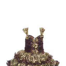 DRESS COLLECTION Floral Print Georgette Maxi Dress-picture-26