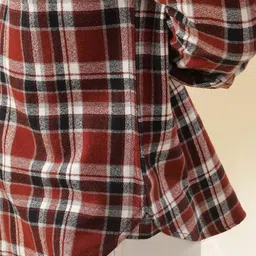 HERE&NOW Men Slim Fit Tartan Checks Opaque Checked Casual Shirt image 3