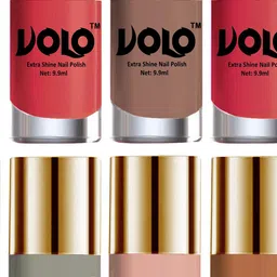 VOLO Set Of 8 Luxury Super Shine Nail Polish - 10 ml Each-Combo-No-03 image 2
