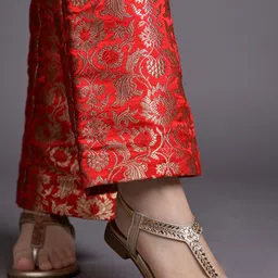 Shoetopia Girls Embellished Party Open Toe Flats image 5