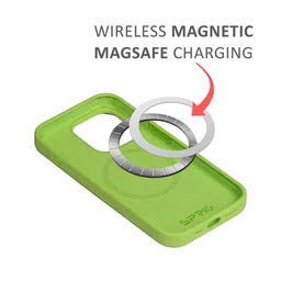 SPRIG Liquid Silicone Wireless Magnetic Magsafe Charging iPhone 14 Pro Back Case image 4