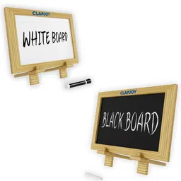 Clapjoy Magnetic Easel Board for Kids Tabletop Wooden Easel | Portable Easel |Double Sided Easel for Kids of Age 3 Years and Above-picture-11