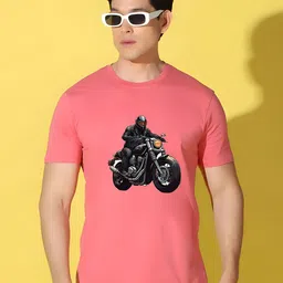 KaamBhari Graphic Printed Round Neck Regular Fit Cotton T-shirt-picture-19