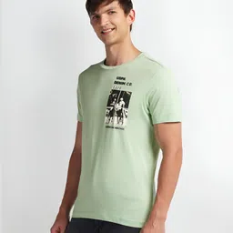 U.S. Polo Assn. Denim Co. Men Graphic Printed Round Neck Cotton Slim Fit T-Shirt-picture-34