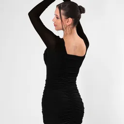 clobug Net Bodycon Mini Dress image 5