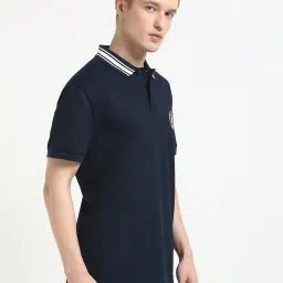 Tommy Hilfiger Dark Night Navy Regular Fit Polo T-Shirt image 4