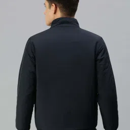 showoffff SHOWOFF Navy Slim Fit Jackets image 4