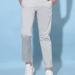 Crimsoune Club Boys Grey Solid Trousers image 1