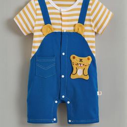 Hopscotch Boy Sunny Stripe Safari Romper-picture-26