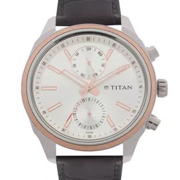 Titan On Trend Men Silver Analogue watch NL1733KL02-picture-43