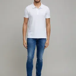 celio* Light Blue Skinny Fit Lightly Washed Jeans-image-5
