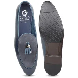 Privo Men's Blue Casual Moccasins image 4