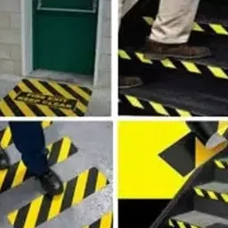 b k jagan & co B.K JAGAN & CO 48 mm Floor Marking Zebra Tape, 20 mx2 inch (Yellow & Black) image 5