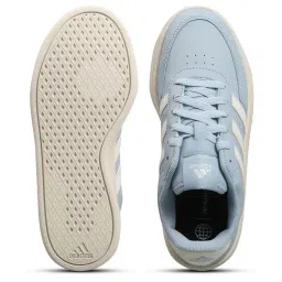Adidas Women's BREAKNET 2.0 Blue Tennis Shoes image 4