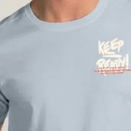 SUN 'N' SUMMER Typography Printed Round Neck T-shirt image 3