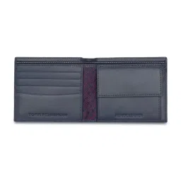 Tommy Hilfiger Navy Loganville Leather Small Global Coin Wallet image 4