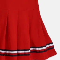 Tommy Hilfiger Red Cotton Regular Solid Dress image 4