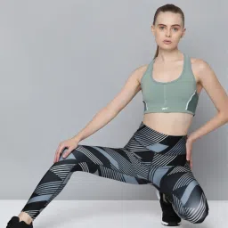 Reebok Black Printed Sports Tights image 4