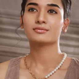 Aatmana Gold-Plated & Pearl Beaded Necklace-picture-17