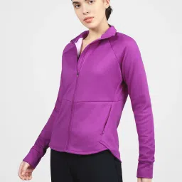 Skechers Purple Polyester Slim Fit Jackets image 4