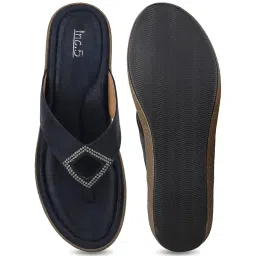 Inc.5 Women's Navy Thong Wedges image 4