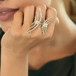 Shaya kataka ring in oxidised 925 silver-image-87