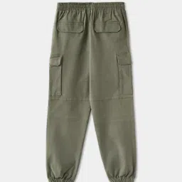 R&B Boys Olive Cotton Pants image 2