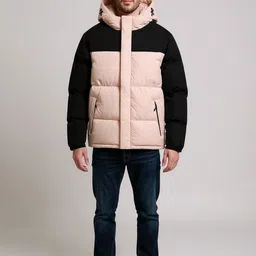 Mast & Harbour Colourblocked Hooded Padded Jacket image 5