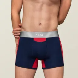 XYXX Red & Navy Slim Fit Trunk (Pack Of 2) image 4