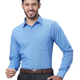 Raymond Blue Slim Fit Shirt-picture-33