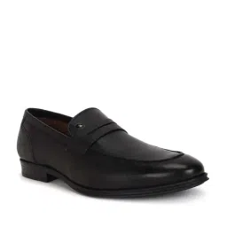 Louis Philippe Men's Black Formal Loafers image 2
