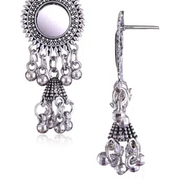 Sangria Alloy Silver-Plated Earrings image 5