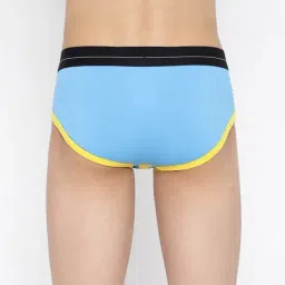 La Intimo Multicolored Comfort Fit Briefs - Pack Of 3 image 2