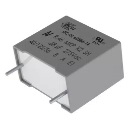 Kemet Safety Capacitors 0.68µF, 20%, PP, RADIAL, R46KN368040H1M (Pack of 10)-image-3