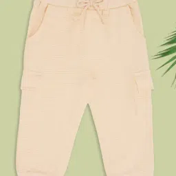 Pantaloons Baby Boys Beige Cotton Joggers-image-90