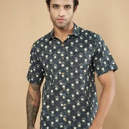 COTLAND FASHION Men Premium Floral Opaque Printed Casual Shirt-image-42