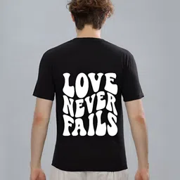 FALTU.CO Men Typography Printed Round Neck Pure Cotton Oversized T-shirt-picture-16