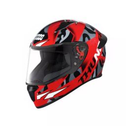 Studds N9 Red Medium (570 mm) Full Face Helmet, Thunder D7 Decor-picture-4