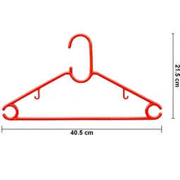 AURA 6Pcs Red & Yellow Clothes Hangers image 5