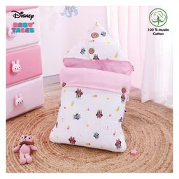 Disney by Baby Tales Printed Muslin Nest Bag - Pink-picture-25