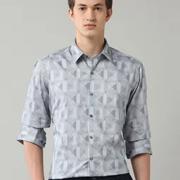 Arrow New York Men Slim Fit Opaque Printed Casual Shirt-picture-19