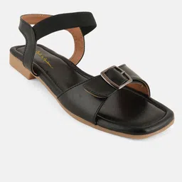 Mast & Harbour Women Open Toe Flats with Buckles image 2