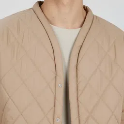 glitchez Collarless Quilted Jacket image 2