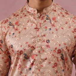 Jompers Men Floral Printed Indie Prints Kurta image 3